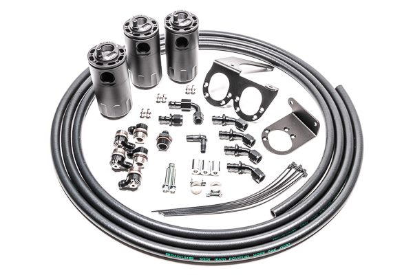 Radium Engineering — Radium Engineering Triple Catch Can Kit Nissan R35 GT-R Fluid Lock - view 3